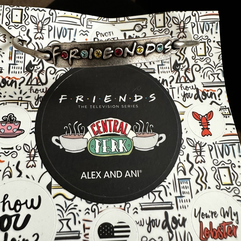 Alex and Ani Silver Friends Bracelet